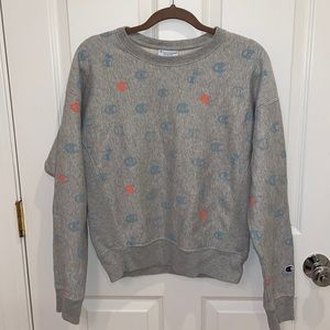 Multi-colored Vintage Champion Sweatshirt